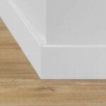 Blokplint 12cm gegrond wit MDF